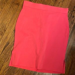 LOGO by Lori Goldstein Coral Skirt sz L